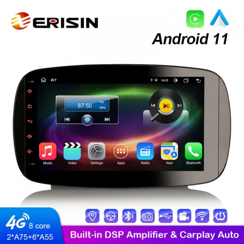Erisin ES8699S 9 &quot;Android 11.0 Car Media Player CarPlay e Auto 4G WiFi DSP Stereo GPS Per Mercedes-Benz SMART 2016 2017 2018